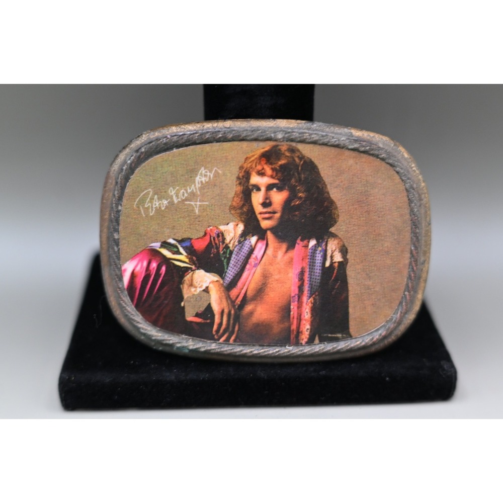 Peter Frampton Band Rock Pacifica Style Hippie 1970s Vintage Belt Buckle